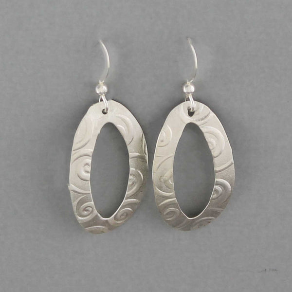 Swirl Ovals - Earrings